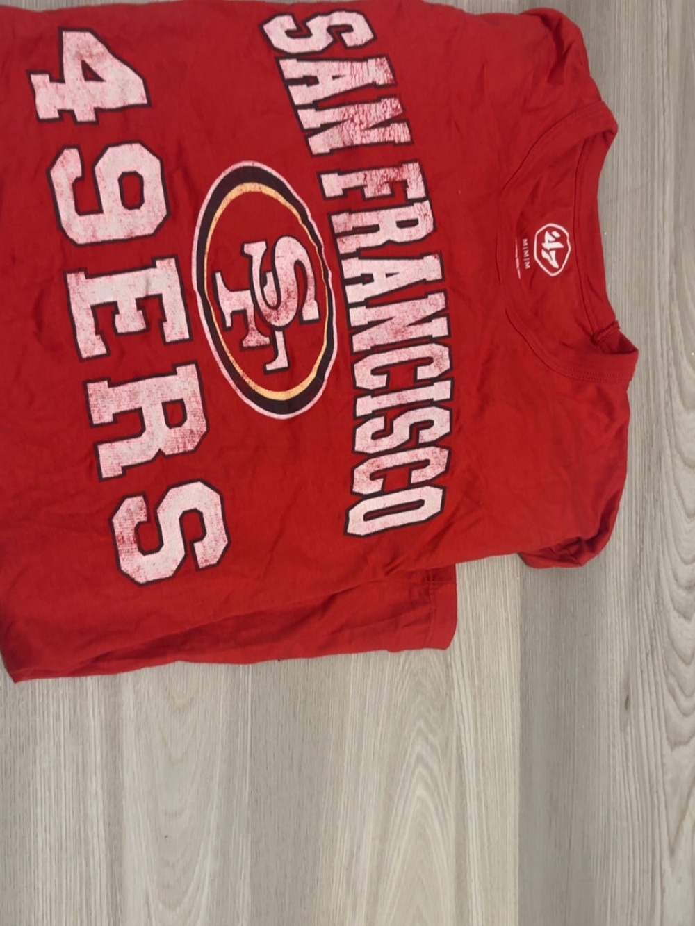 47 Brand San Francisco 49ers Red Kids Short Sleeve Tee